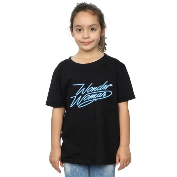 DC Comics Girls Wonder Woman 84 Neon Wonder Woman Cotton T-Shirt