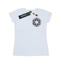 Miniatyrbild 1 av 3: Star Wars Dam/kvinnor The Mandalorian Galactic Empire Insignia T-shirt i bomull med brösttryck