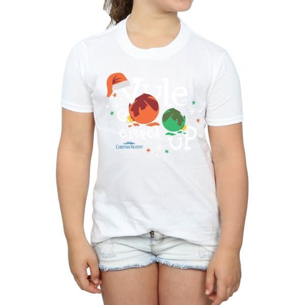 National Lampoon´s Christmas Vacation Yule Crack Up T-shirt i bomull för flickor