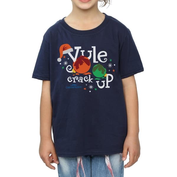 National Lampoon´s Christmas Vacation Yule Crack Up T-shirt i bomull för flickor
