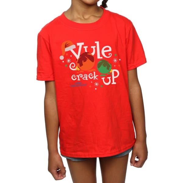 National Lampoon´s Christmas Vacation Yule Crack Up T-shirt i bomull för flickor