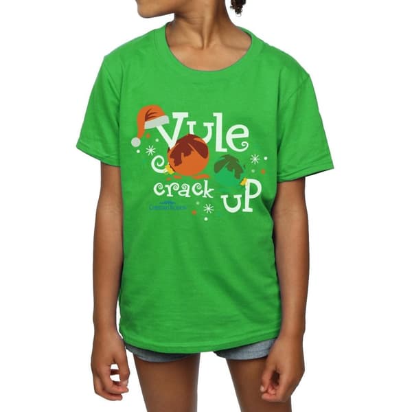 National Lampoon´s Christmas Vacation Yule Crack Up T-shirt i bomull för flickor