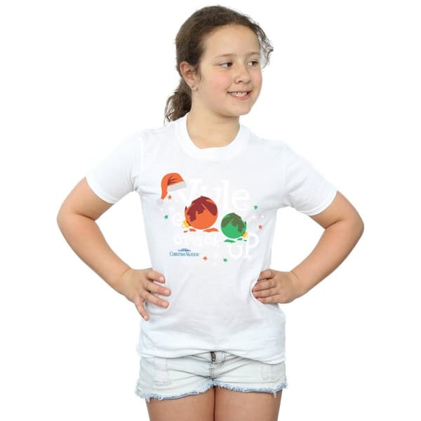 National Lampoon´s Christmas Vacation Yule Crack Up T-shirt i bomull för flickor