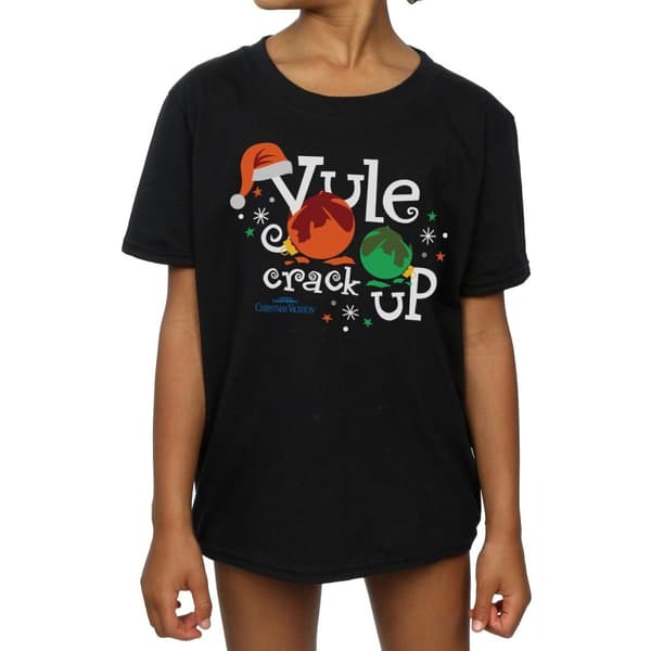 National Lampoon´s Christmas Vacation Yule Crack Up T-shirt i bomull för flickor