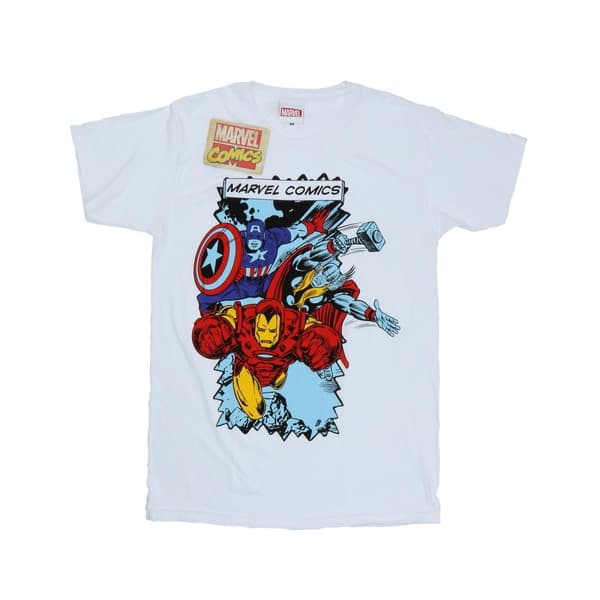 Marvel T-shirt med seriefigurer för herrar