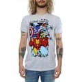 Miniatyrbild 3 av 5: Marvel T-shirt med seriefigurer för herrar