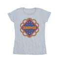 Miniatyrbillede 1 af 3: Marvel Womens/Ladies Shang-Chi And The Legend Of The Ten Rings Neon Ring Logo Cotton T-Shirt