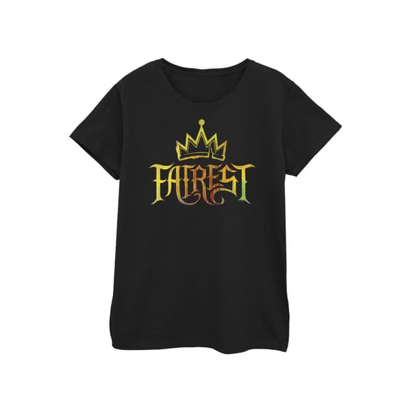 Disney Womens/Ladies The Descendants Fairest Gold Cotton T-Shirt