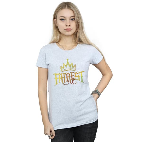 Disney Womens/Ladies The Descendants Fairest Gold Cotton T-Shirt