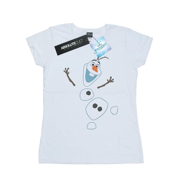 Disney Womens/Ladies Frozen Olaf Deconstructed Cotton T-Shirt