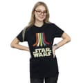 Pikkukuva 2 / 3: Star Wars Womens/Ladies Retro Rainbow Cotton Boyfriend T-Shirt