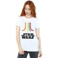 Pikkukuva 2 / 3: Star Wars Womens/Ladies Retro Rainbow Cotton Boyfriend T-Shirt