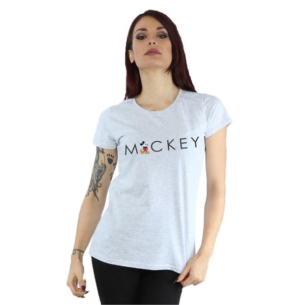 Disney Dam/Tjej Minnie Mouse Kick Letter T-shirt i bomull