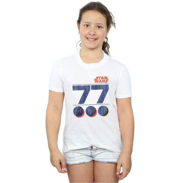 Star Wars Girls Retro 77 Death Star Cotton T-Shirt
