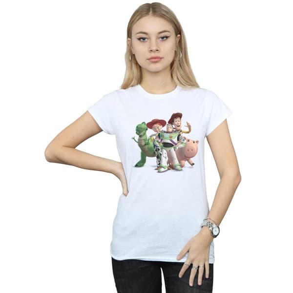Disney Womens/Ladies Toy Story 4 Group Cotton T-Shirt