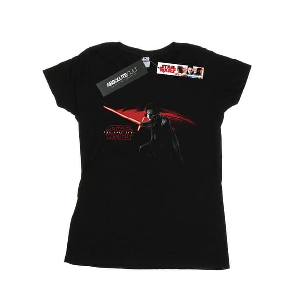 Star Wars Womens/Ladies The Last Jedi Kylo Ren Hand Cotton T-Shirt
