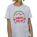 Miniatyrbild 3 av 4: Netflix Stranger Things Upside Down Seasons Greetings - bomulls-T-shirt för flickor