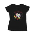 Miniatyrbillede 1 af 3: Disney Womens/Ladies Mickey Mouse Mickey Minnie Christmas Cotton T-Shirt