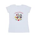 Miniatyrbillede 1 af 3: Disney Womens/Ladies Mickey Mouse Mickey Minnie Christmas Cotton T-Shirt