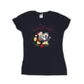 Miniatyrbillede 1 af 3: Disney Womens/Ladies Mickey Mouse Mickey Minnie Christmas Cotton T-Shirt