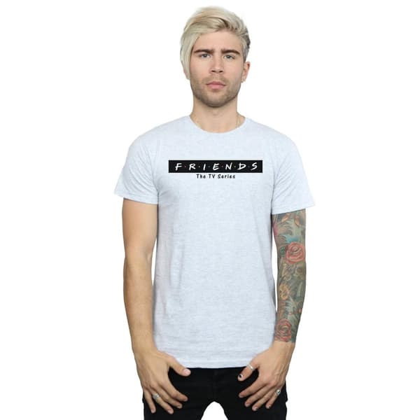 Friends Mens Logo Block T-Shirt