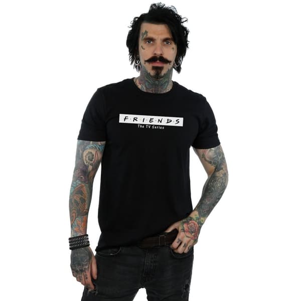 Friends Mens Logo Block T-Shirt