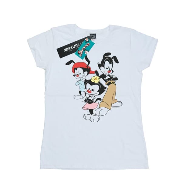 Animaniacs Womens/Ladies Dot Wakko And Yakko Cotton T-Shirt