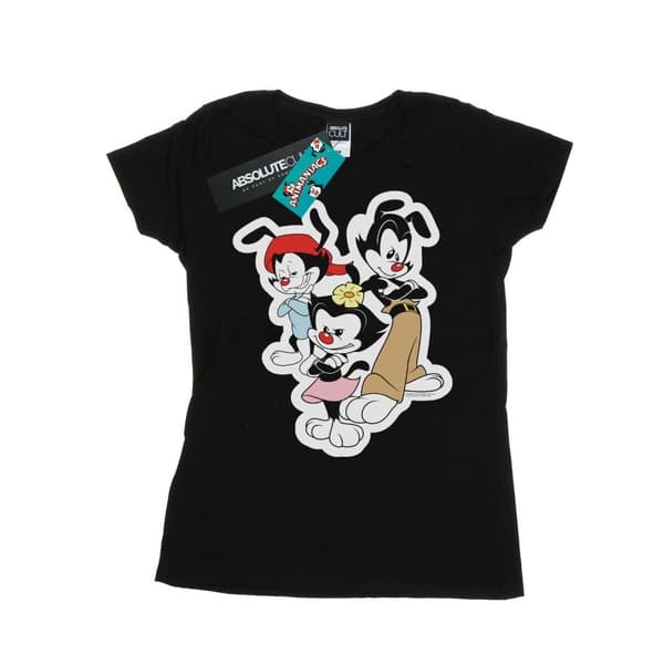 Animaniacs Womens/Ladies Dot Wakko And Yakko Cotton T-Shirt