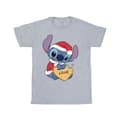 Miniatyrbillede 1 af 3: Disney Mens Lilo And Stitch Christmas Love Biscuit T-Shirt
