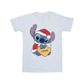 Miniatyrbillede 1 af 3: Disney Mens Lilo And Stitch Christmas Love Biscuit T-Shirt