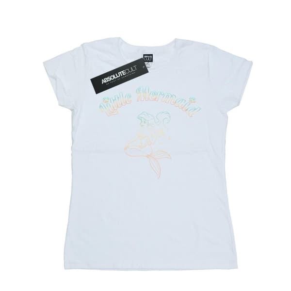 Disney Princess Womens/Ladies The Little Mermaid Gradient Cotton T-Shirt
