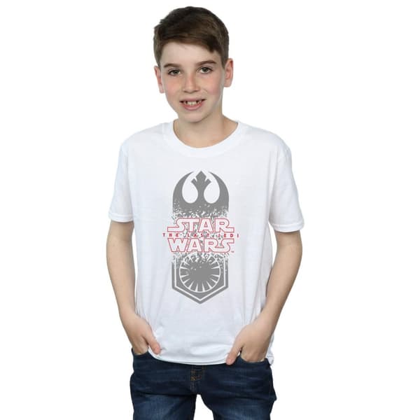 Star Wars Pojkar - The Last Jedi Symbol Crash T-shirt
