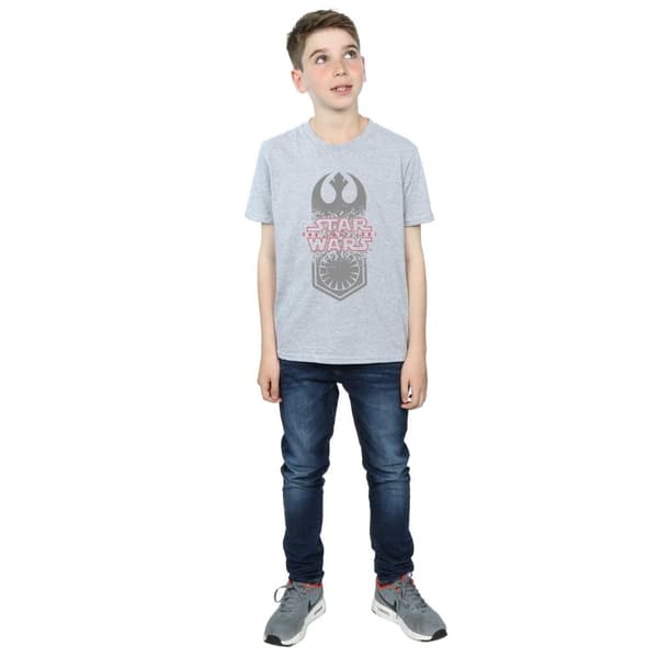 Star Wars Pojkar - The Last Jedi Symbol Crash T-shirt