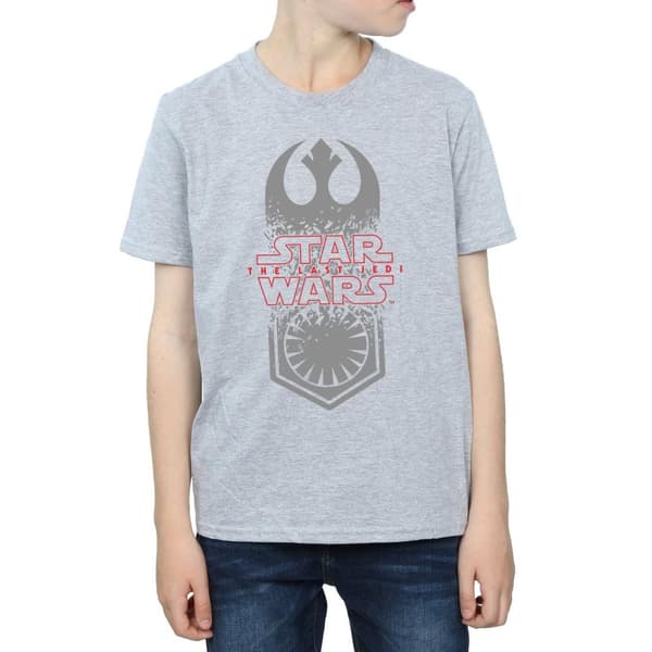 Star Wars Pojkar - The Last Jedi Symbol Crash T-shirt
