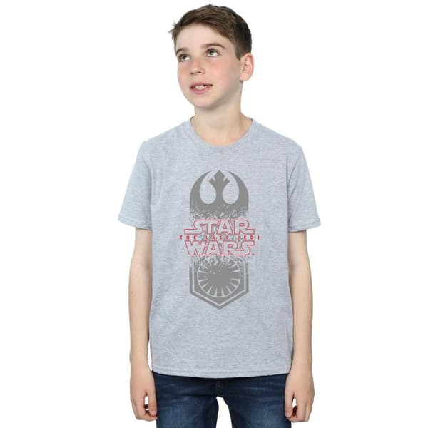 Star Wars Pojkar - The Last Jedi Symbol Crash T-shirt