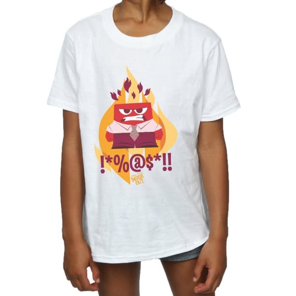 Disney Girls Inside Out Fired Up Cotton T-Shirt