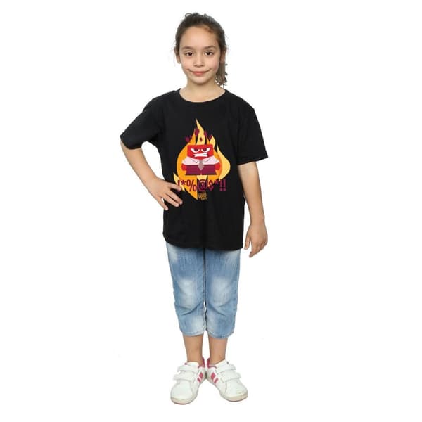 Disney Girls Inside Out Fired Up Cotton T-Shirt