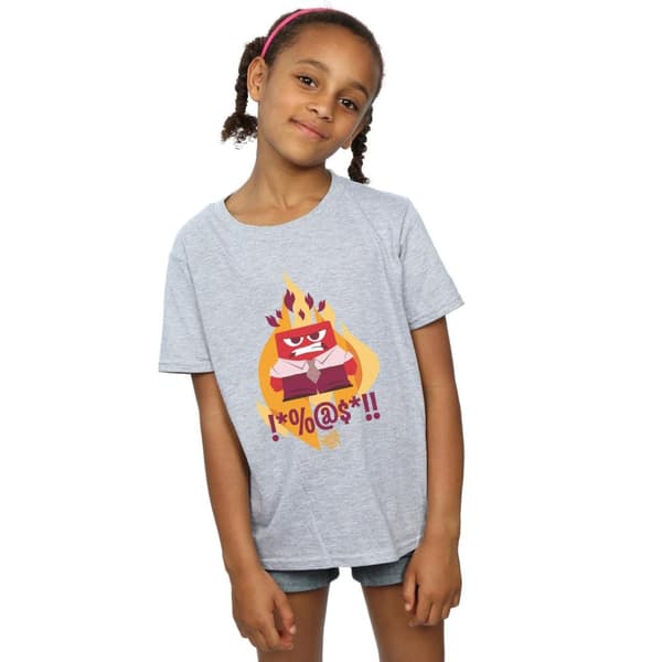 Disney Girls Inside Out Fired Up Cotton T-Shirt