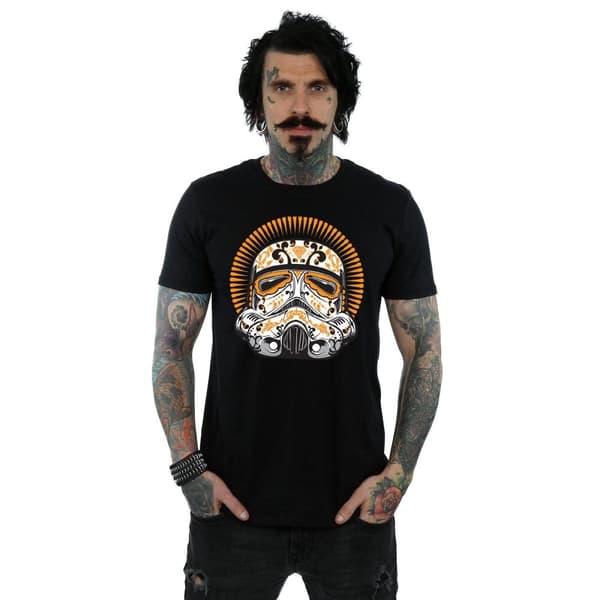 Star Wars Mens Stormtrooper Dia De Los Muertos T-shirt