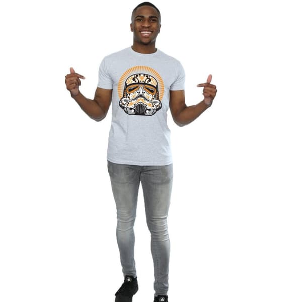 Star Wars Mens Stormtrooper Dia De Los Muertos T-Shirt