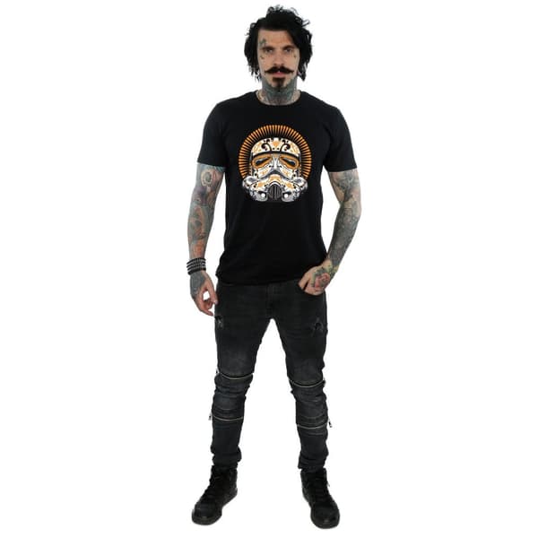 Star Wars Mens Stormtrooper Dia De Los Muertos T-Shirt
