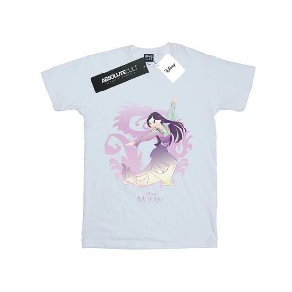 Disney Womens/Ladies Mulan Dragon Fight Cotton Boyfriend T-Shirt
