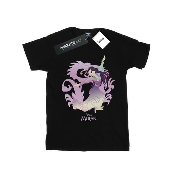 Disney Womens/Ladies Mulan Dragon Fight Cotton Boyfriend T-Shirt