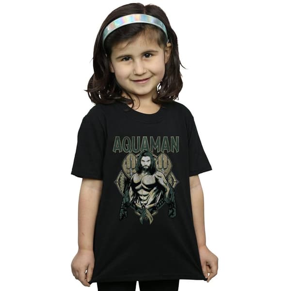 DC Comics Aquaman Scales T-shirt i bomull för flickor
