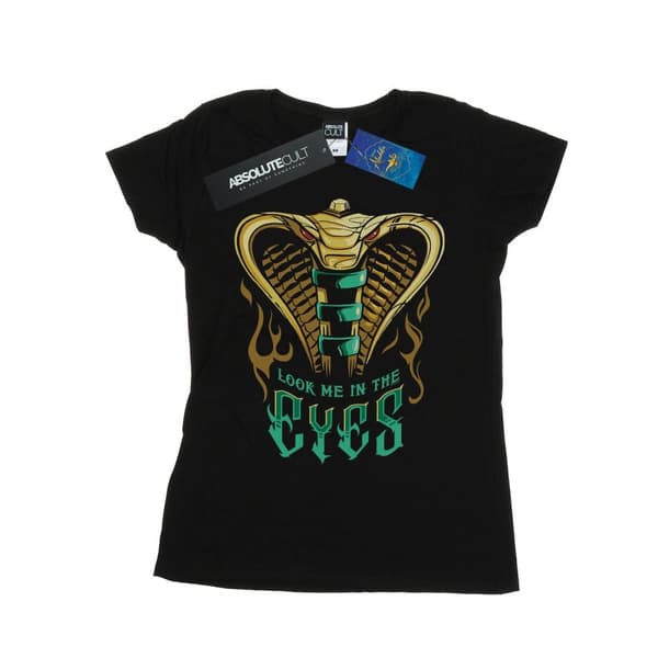 Disney Dam/Lady Aladdin Movie Jafar Snake Eyes T-shirt i bomull