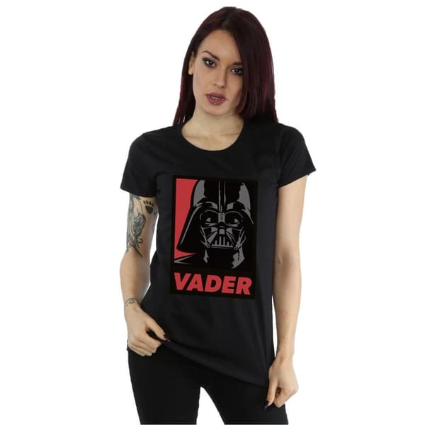 Star Wars Dam/Tjej Vader Poster Bomulls-T-shirt