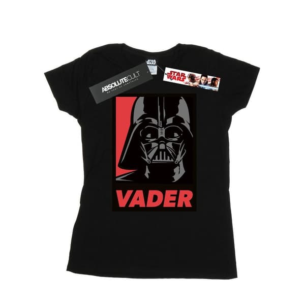 Star Wars Dam/Tjej Vader Poster Bomulls-T-shirt