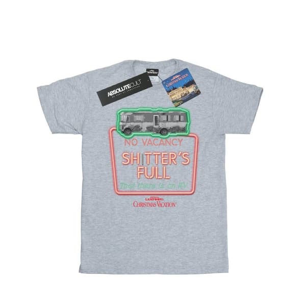 National Lampoon´s Christmas Vacation Gråskalig No Vacancy T-shirt för pojkar