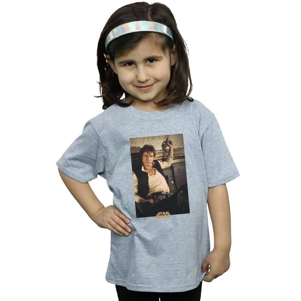Star Wars Han Solo Mos Eisley t-shirt i bomull för flickor