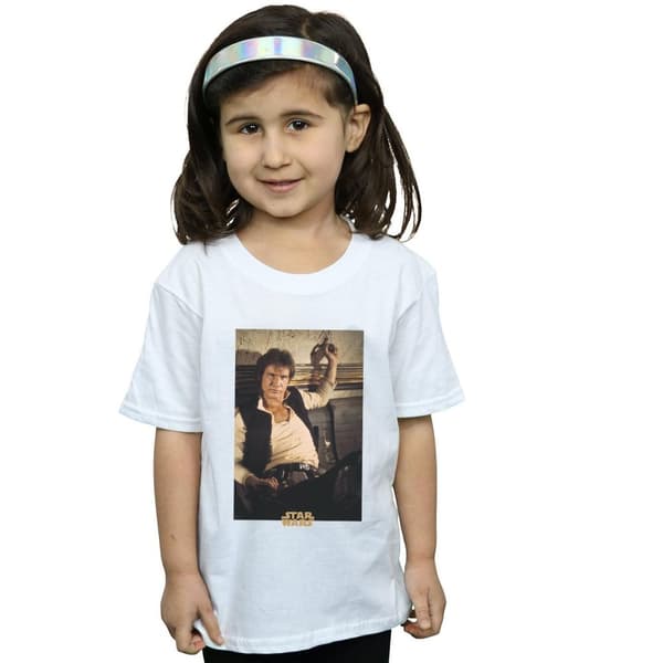 Star Wars Han Solo Mos Eisley t-shirt i bomull för flickor
